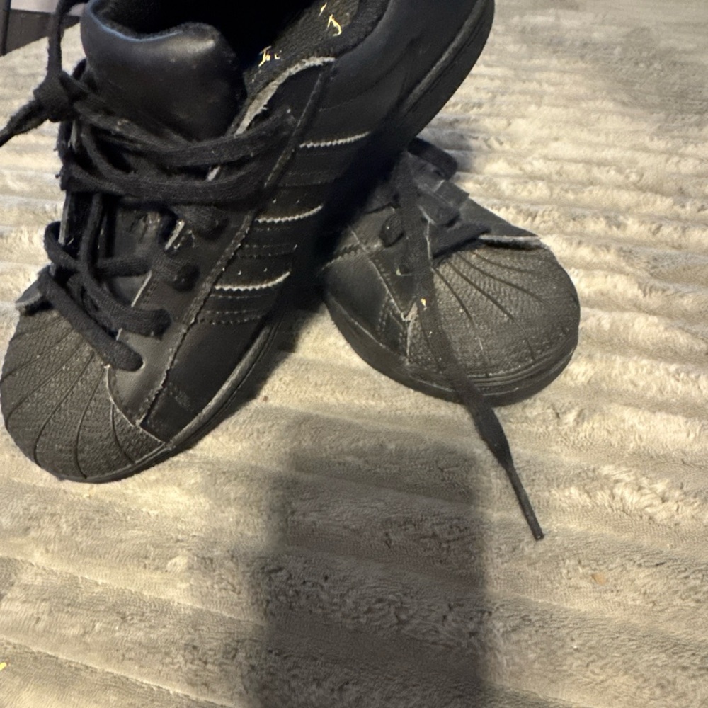 Adidas Kids Black Shoes